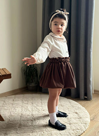 Etekli Bebe Yaka 2’li Kız Takım