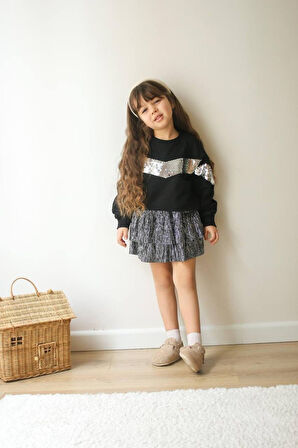 Yıldız Parıltısı Etekli Takım