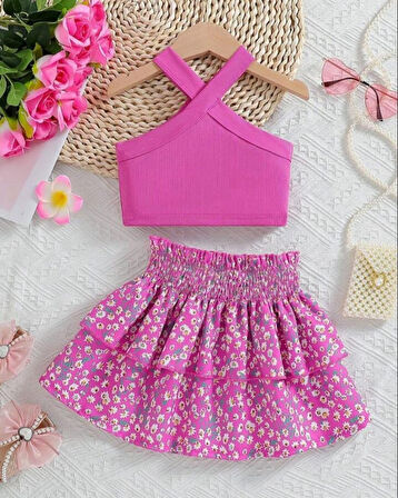 Mini Girl Alt Üst Kombin 