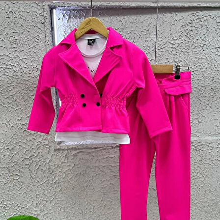 July Double Ceketli Kız Takım