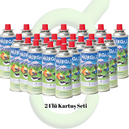 Nurgaz Torch Kartuşu Dolu 220 GR 24'lü Set