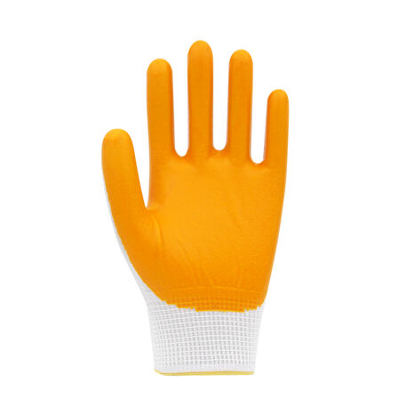 Pn7 No:10 Polyester Astarlı Nitril Eldiven Sarı 288 Çift
