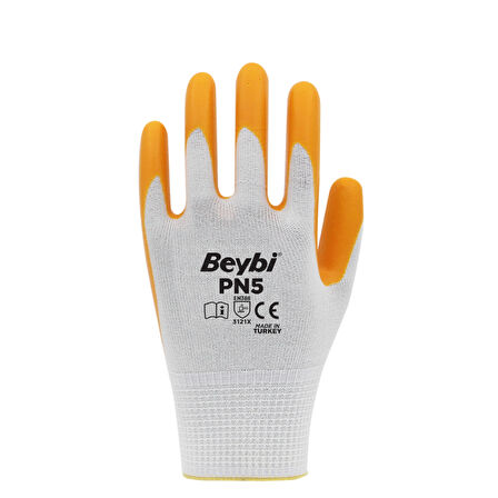 Pn5 No:9 Polyester Astarlı Nitril Eldiven  288 Çift