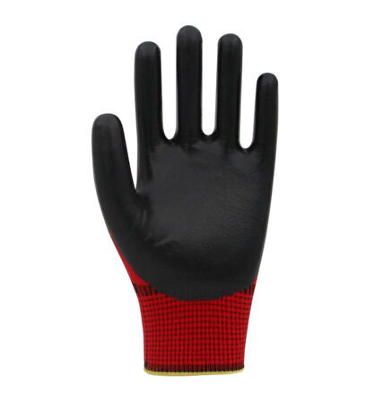 Pn5 No:9 Kırmızı Polyester Nitril Eldiven 288 Çift