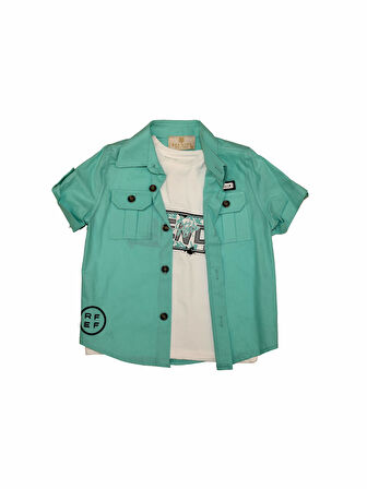 2801 ŞORT T-SHİRT GÖMLEK TAKIM