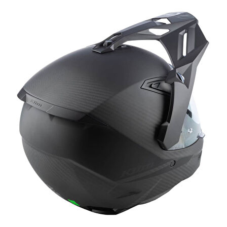 Klim X1 Alpha Matt Carbon Korumalı ADV Motosiklet Kaskı Mat Siyah