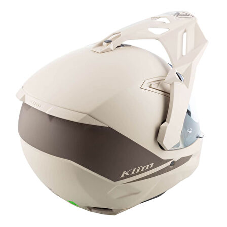 Klim X1 Alpha Carbon Korumalı ADV Motosiklet Kaskı Krem  Kahverengi