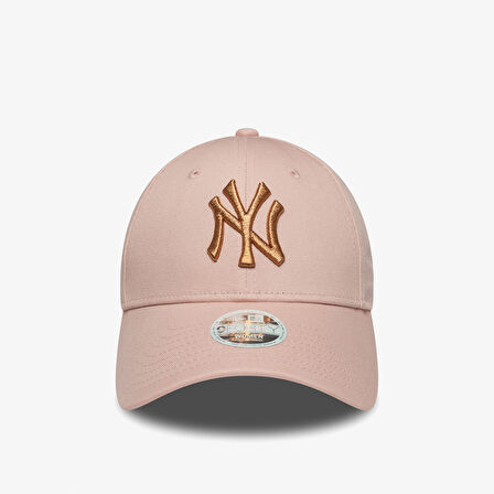 New Era Metallic 9Forty New York Yankees Kadın Pembe Şapka