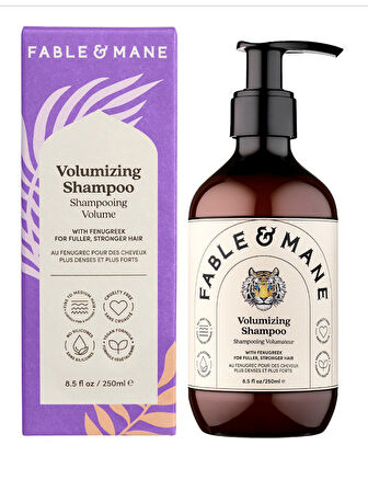 Fable & Mane Shampooing Volumateur - Daha Yoğun Ve Daha Güçlü Saçlar 250 ml
