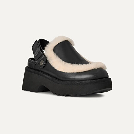 Kadın Sandalet 1171507 UGG W ESMEE LEATHER CLOG  Black