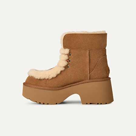 Kadın Bot 1171532 UGG W ESMEE LACE UP CHESTNUT (TABA)