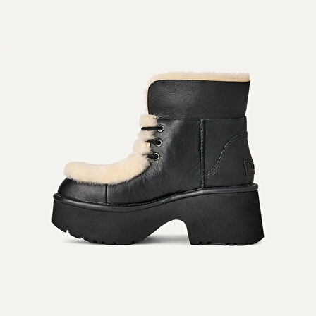 Kadın Bot 1176110 UGG W ESMEE LEATHER LACE UP BLACK (SIYAH)