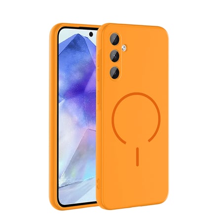 Gpack Samsung Galaxy A55 uyumlu Kılıf Meta Araç Tutucu Özellikli Silikon