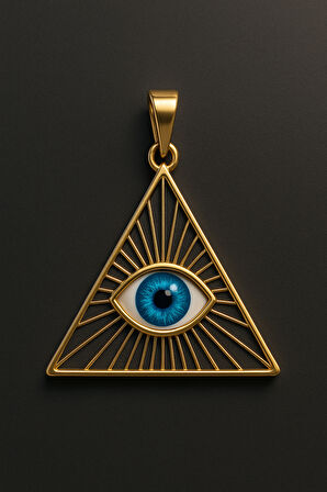 Altın Oran Piramit – Üçgen Göz Kolye Ucu