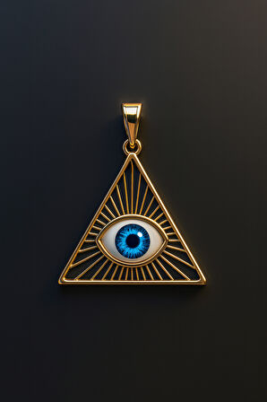 Altın Oran Piramit – Üçgen Göz Kolye Ucu