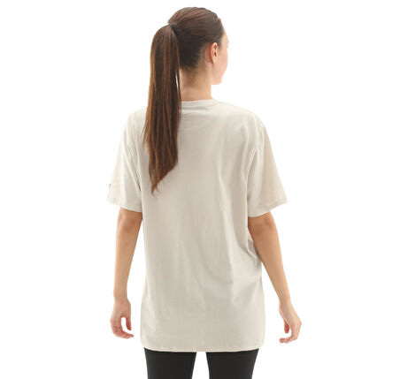 A6007883-110 Under Armour Rival Os Campus Tee Kadın T-Shirt Bej