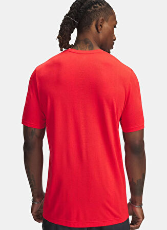 Under Armour 1388129-713-Vanish Seamless Novelty Kırmızı Bisiklet Yaka Normal Düz Erkek T-Shirt