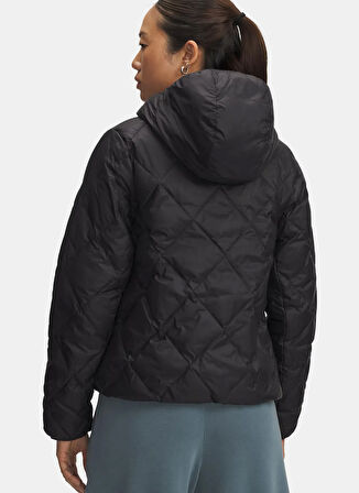 Under Armour 6008818-001-Legend Down Jacket Siyah Düz Kadın Mont