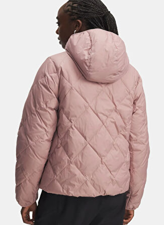 Under Armour 6008818-673-Legend Down Jacket Pembe Düz Kadın Mont