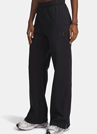 Under Armour 6004853-003-UA Icon Vida Flc Pant Siyah Lastikli Bel Normal Düz Kadın Eşofman Altı