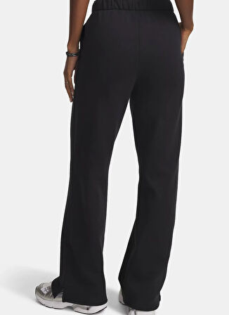 Under Armour 6004853-003-UA Icon Vida Flc Pant Siyah Lastikli Bel Normal Düz Kadın Eşofman Altı