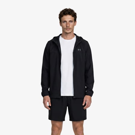 Under Armour Velociti Pro Storm Erkek Siyah Koşu Ceket