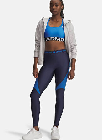 Under Armour 6003983-403-UA HG Rib Legging Mavi Parçalı Kadın Tayt
