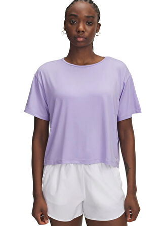 1379178-538-Motion SS Mor Bisiklet Yaka Normal Kalıp Kadın T-Shirt