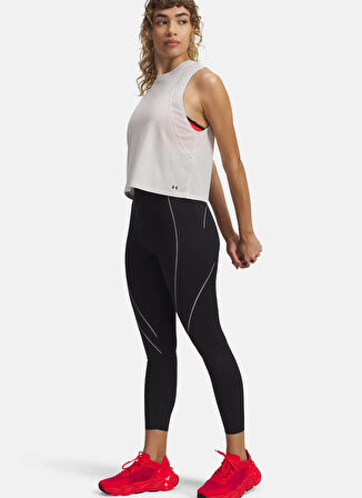 Under Armour 6004023-001-UA Halo Bonded Ankle Siyah Desenli Kadın Tayt