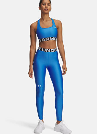 Under Armour 1383559-402-UA HG Legging Mavi Düz Kadın Tayt