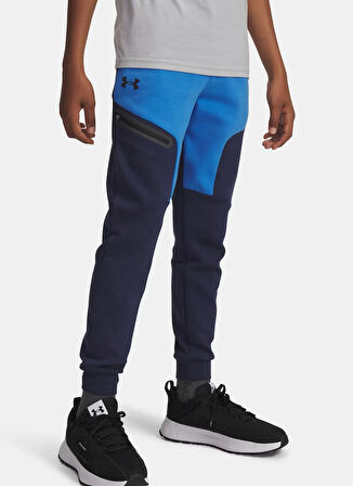 Under Armour Normal Paça Lacivert Erkek Çocuk Eşofman Altı 1386689-403-UA B Unstoppable Flc Jo