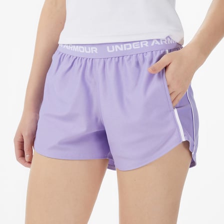 Under Armour Tech Play Up Kadın Mor Antrenman Şort