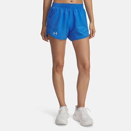 Under Armour Fly By 3 Kadın Mavi Koşu Şortu