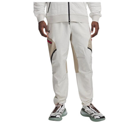 A1390256-110 Under Armour Ua Unstoppable Cargo Pant Erkek Eşofman Altı Beyaz