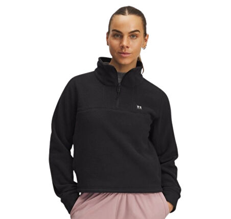 A1387024-002 Under Armour Ua W Expanse Fleece Hz Kadın Sweatshirt Siyah