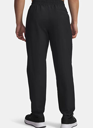 Under Armour 6003861-001-UA Unstoppable Tapered Siyah Lastikli Bel Normal Düz Erkek Eşofman Altı