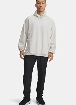 Under Armour 6003861-001-UA Unstoppable Tapered Siyah Lastikli Bel Normal Düz Erkek Eşofman Altı