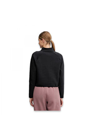 Under Armour 6003671 Unstoppable Flc Hz Full Zip Sweat Siyah Kadın Sweatshirt