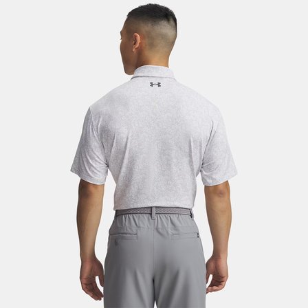 Under Armour Playoff 3.0 Printed Erkek Beyaz Polo Yaka Tişört