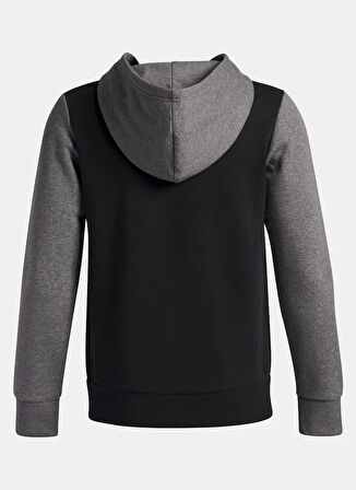 Under Armour Düz Erkek Çocuk Siyah Sweatshırt 6004994-001-UA Rival Flc Cblck Grph
