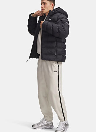 Under Armour 6006360-003-UA Sportswear Puff Jkt Siyah Düz Erkek Mont