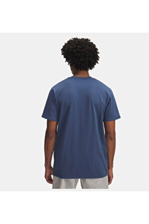 Erkek UA Heavyweight LC Patch Kısa Kollu T-shirt 1382902-418