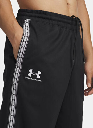 Under Armour 6005127-001-UA M 96 Terrace Pants Siyah Lastikli Bel Geniş Fit Düz Erkek Eşofman Altı