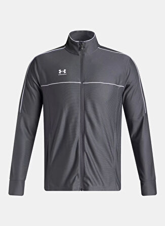 Under Armour 6008868-025-M Challenger Track Jack Gri Normal Düz Erkek Zip Ceket