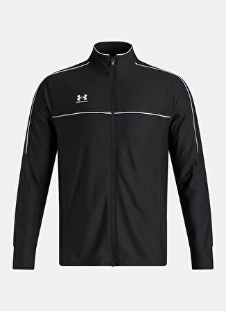 Under Armour 6008868-001-M Challenger Track Jack Siyah Normal Düz Erkek Zip Ceket