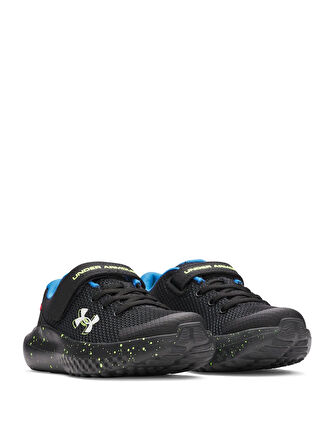 Under Armour Siyah Erkek Çocuk Koşu Ayakkabısı 3027104-006-UA BPS Surge 4 AC