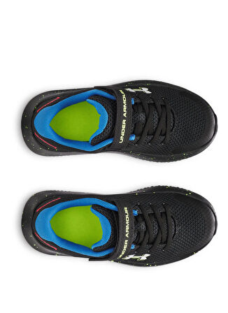 Under Armour Siyah Erkek Çocuk Koşu Ayakkabısı 3027104-006-UA BPS Surge 4 AC