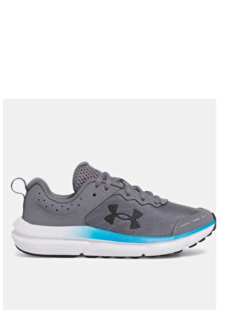 Under Armour Gri Erkek Çocuk Koşu Ayakkabısı 3026182-012-UA BGS Assert 10
