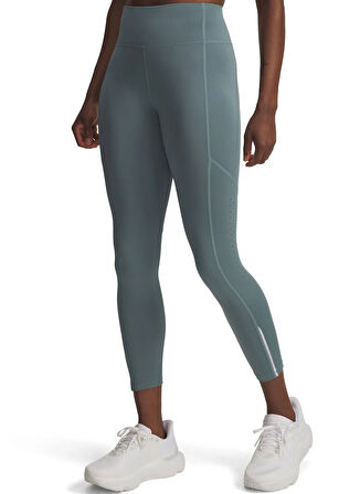 Under Armour 1369771-587-UA Launch Ankle Tights Mavi Düz Kadın Tayt