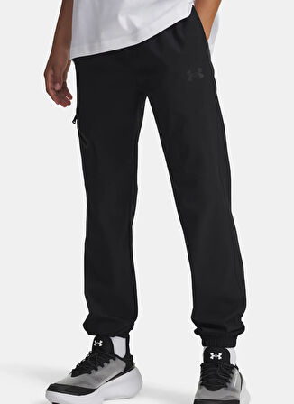 Under Armour Normal Paça Siyah Erkek Çocuk Eşofman Altı 6003747-001-UA B Unstoppable Wvn Jg